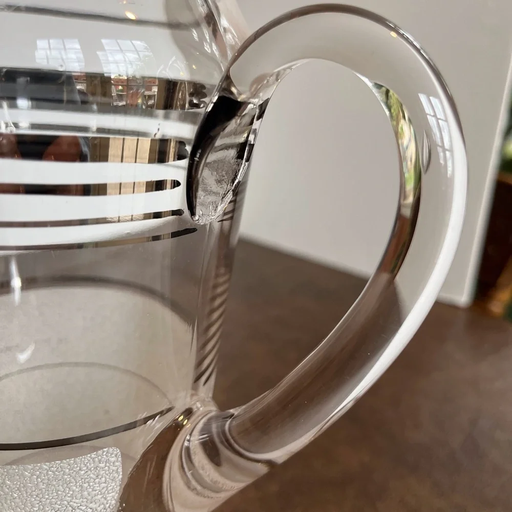 Art Deco Style Cocktail Pitcher
